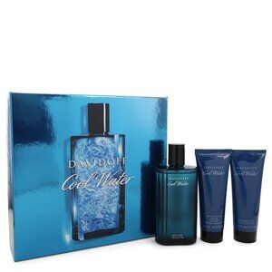 Cool Water by Davidoff Gift Set -- 4.2 oz Eau De Toilette Spray + 2.5 oz After S